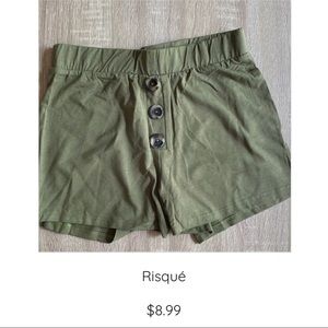 Green shorts